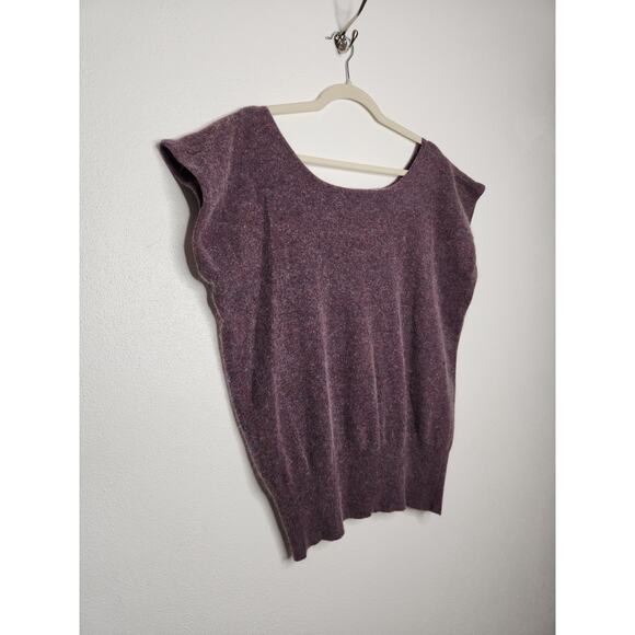 Vintage Mohair Blend Cutoff Sweater Oversized Shirt 80s 90s Medium Shirt - Picture 2 of 6